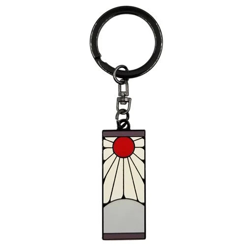 Demon Slayer Tanjiro's Hanafuda Earring Metal Key Chain